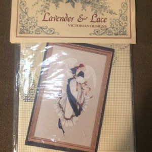 Lavender & Lace Cross Stitch Pattern